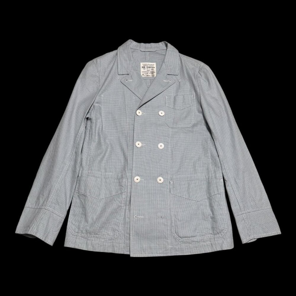 Allsaints Spitalfields Plaid Cotton Garrisk Jacket Women's 36 US 4